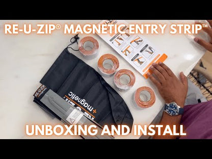 RE-U-ZIP® REUSABLE MAGNETIC ENTRY STRIP™ | STARTER KIT + DUST BARRIER ZIPPER | PRO BUNDLE