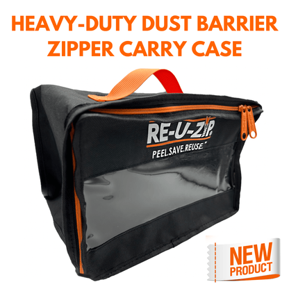 RE-U-ZIP INNOVATIVE DUST BARRIER SOLUTIONS Construction RE-U-ZIP® DUST BARRIER ZIPPER CARRY CASE