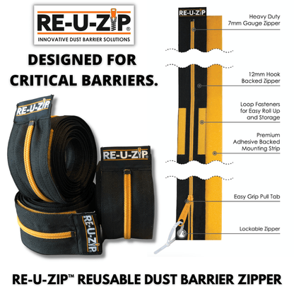 RE-U-ZIP DUST BARRIER SYSTEM Construction RE-U-ZIP™ DUST BARRIER ENTRY SYSTEM | PRO BUNDLE