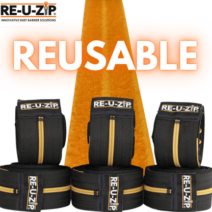 RE-U-ZIP INNOVATIVE DUST BARRIER SOLUTIONS Construction RE-U-ZIP™ Dust Barrier Entry System | Pro Bundle